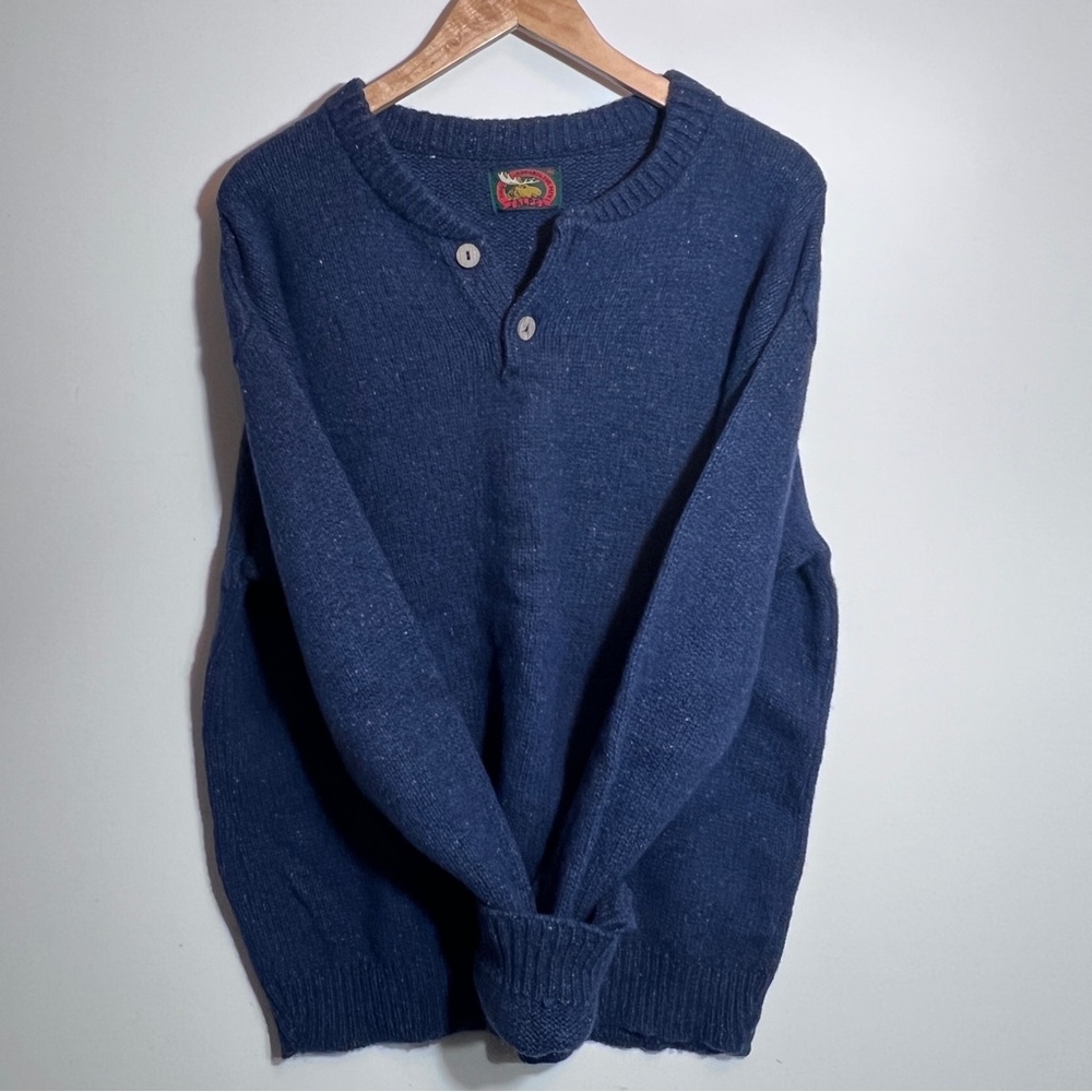 VTG  Wool Men's Sweater XL ALPS Button